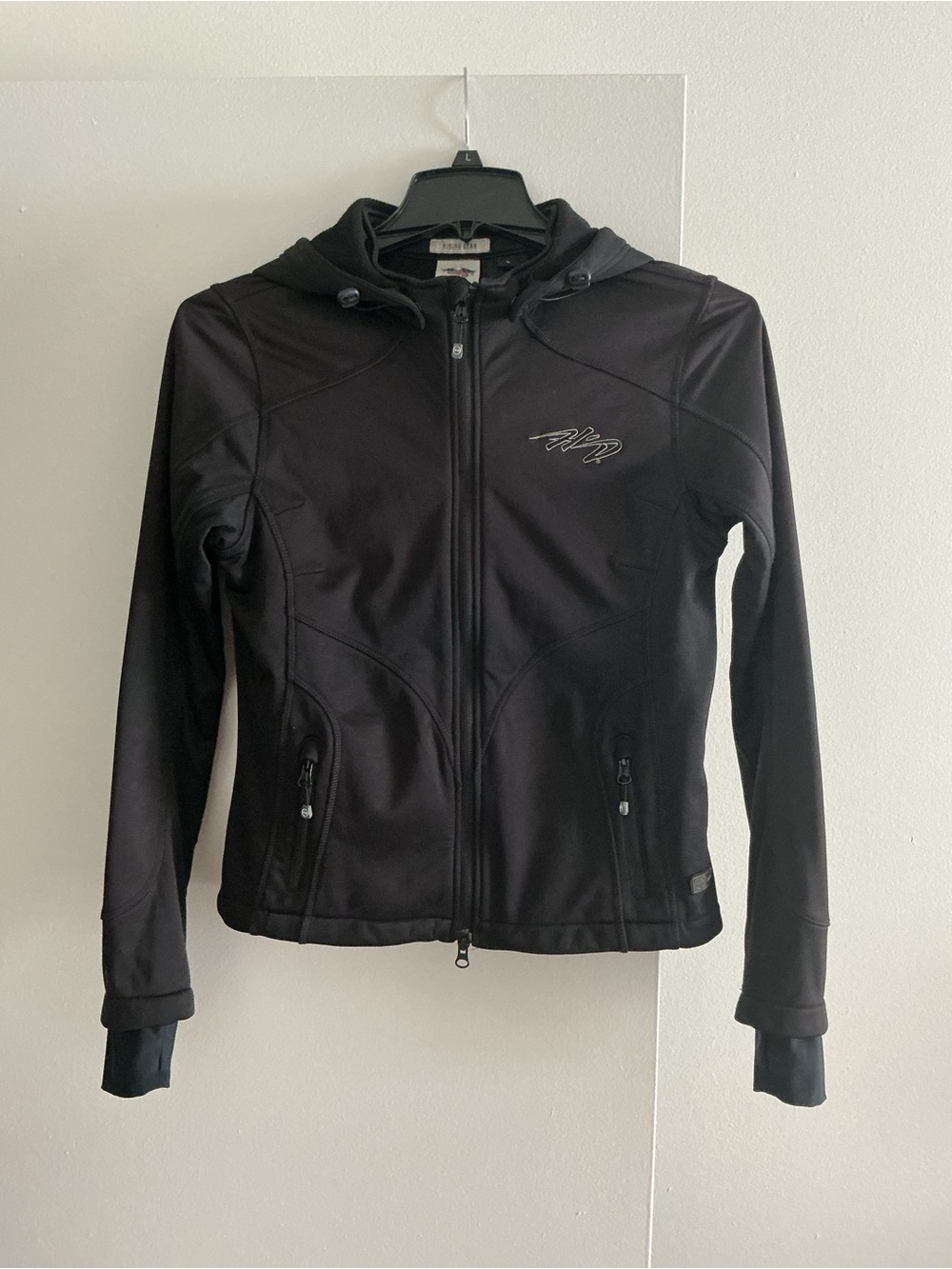 Harley-Davidson Women’s Wind-Resistant Soft Shell Mid-Layer Jacket Black - S